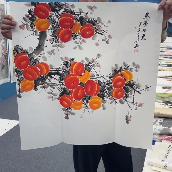 国画宣纸纯手绘字画