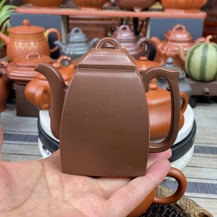 紫砂茶壶汉方200CC原矿文革老泥新年特惠价