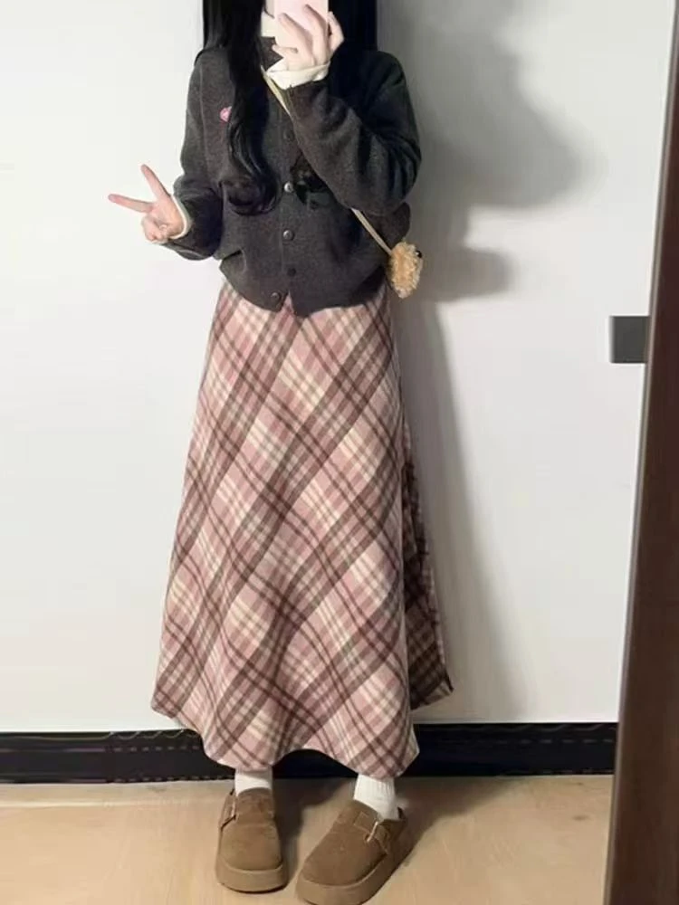 欧美风少女风法式千金风时尚套装针织两件套9082