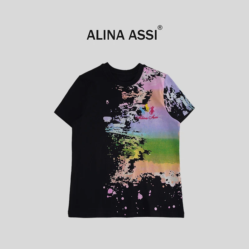 【糯米姐】2025春夏新款百搭时尚T恤简约显瘦短袖上衣Y0392