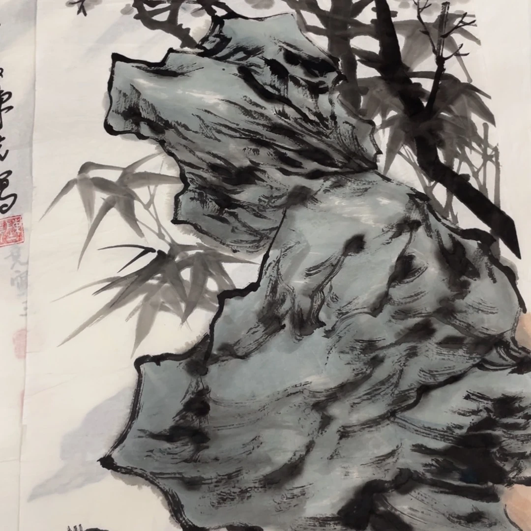 国画陈尧老师绘画