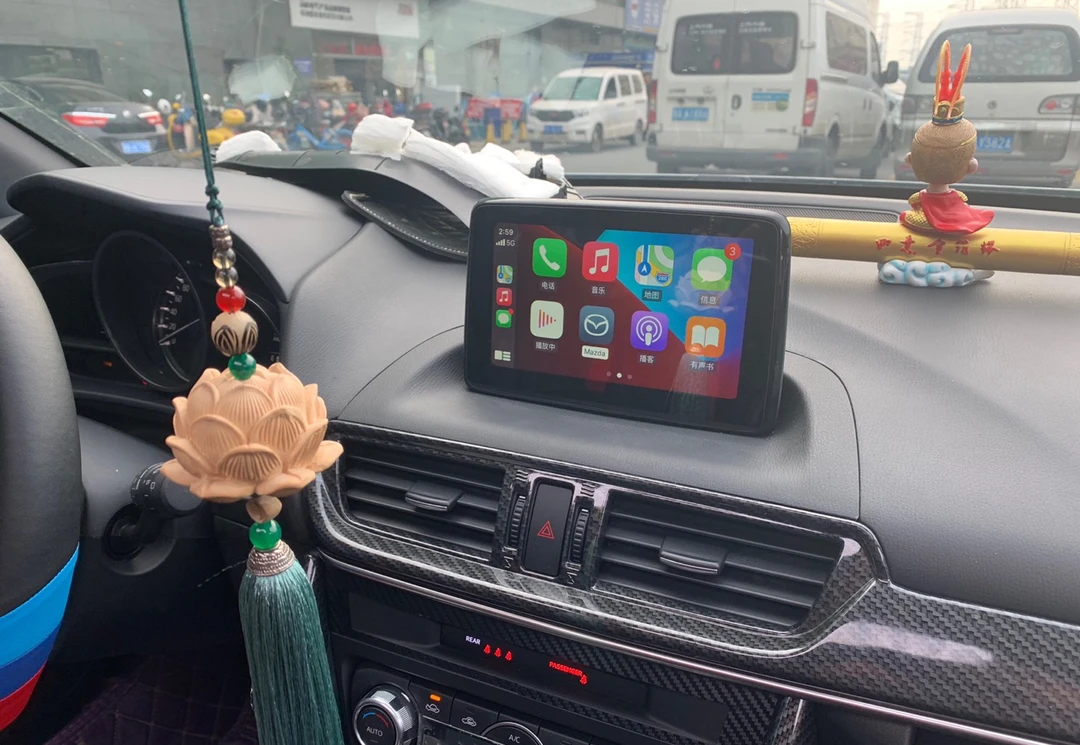 马自达昂克赛Cx4低配升级二代悦联系统Carplay   Carlife无损安装