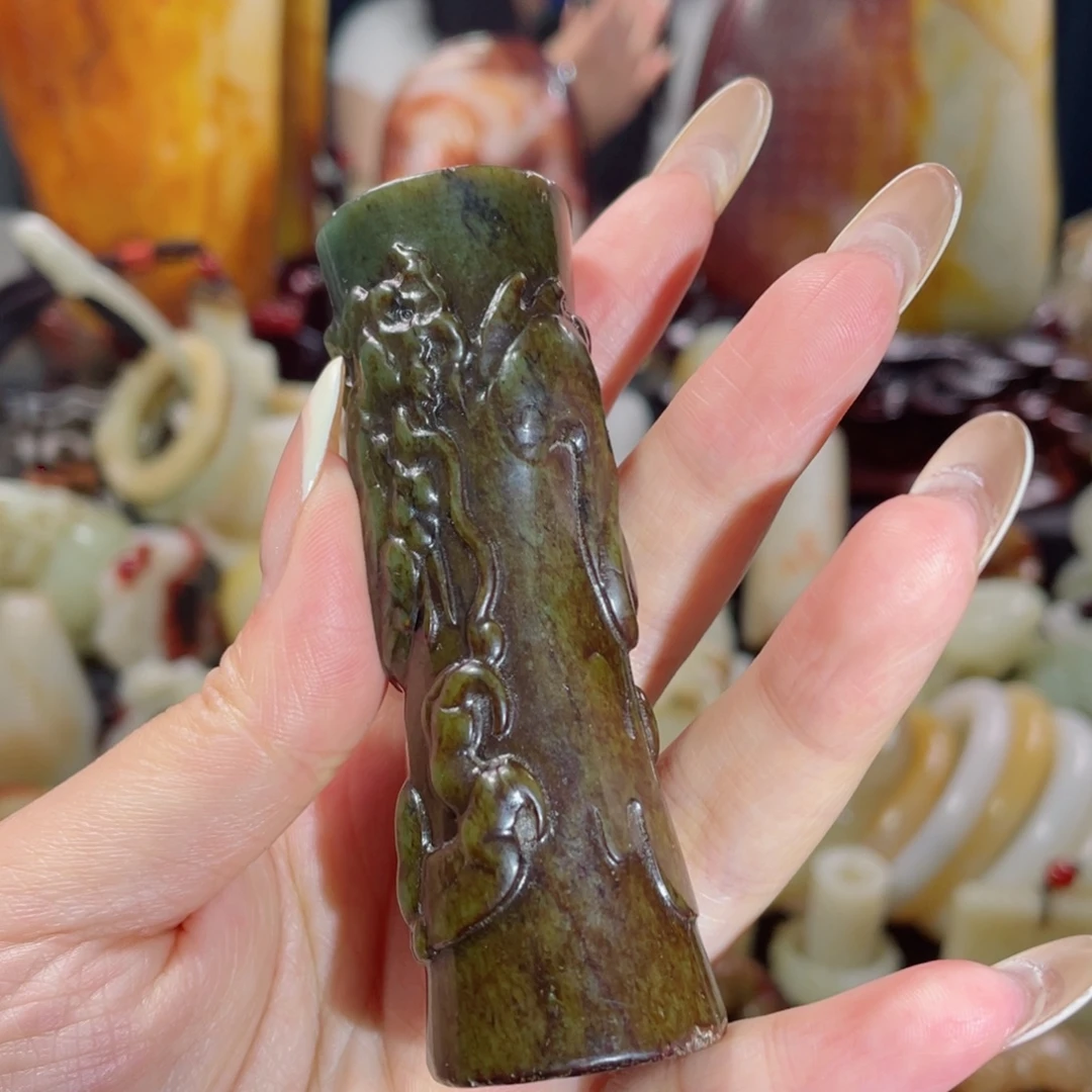 和田玉未镶嵌挂件31