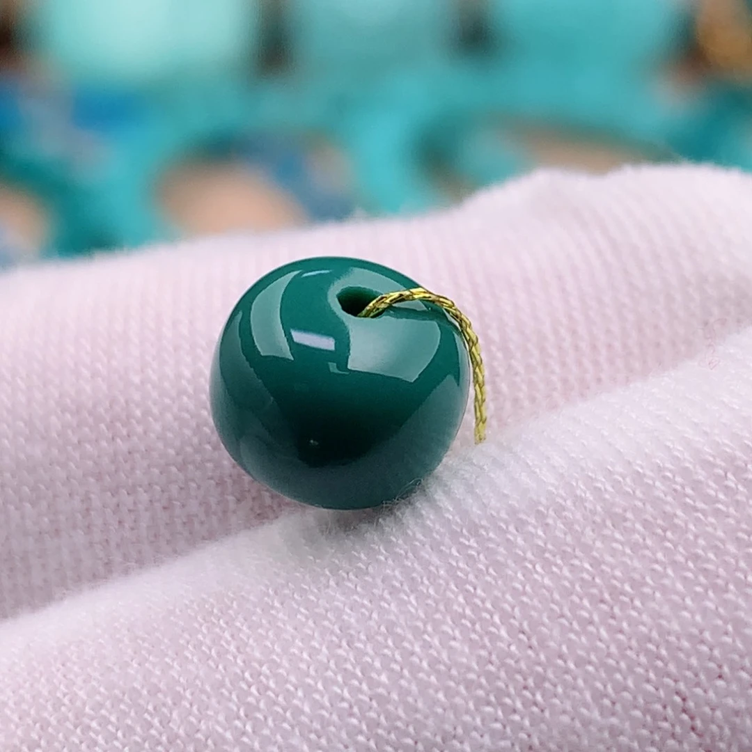 绿松石珠宝奇石未镶嵌8.4✖️6.7mm