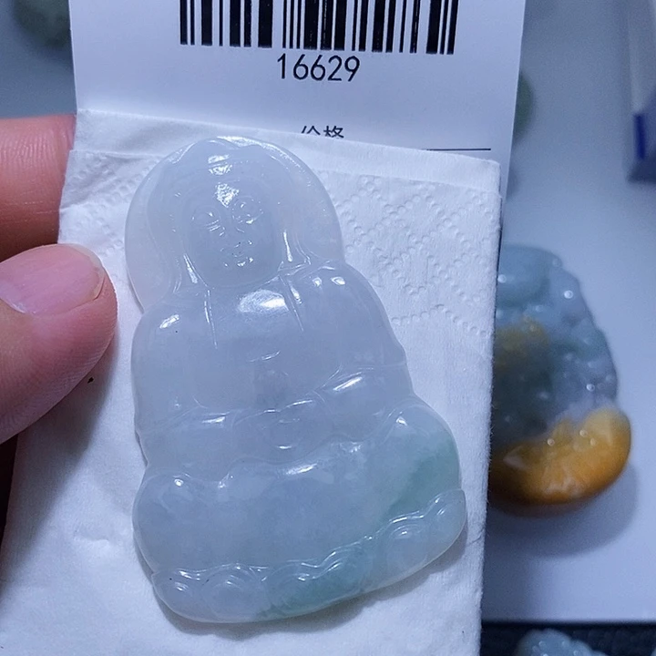 颈饰未镶嵌翡翠天光墟翡翠市场现金代购