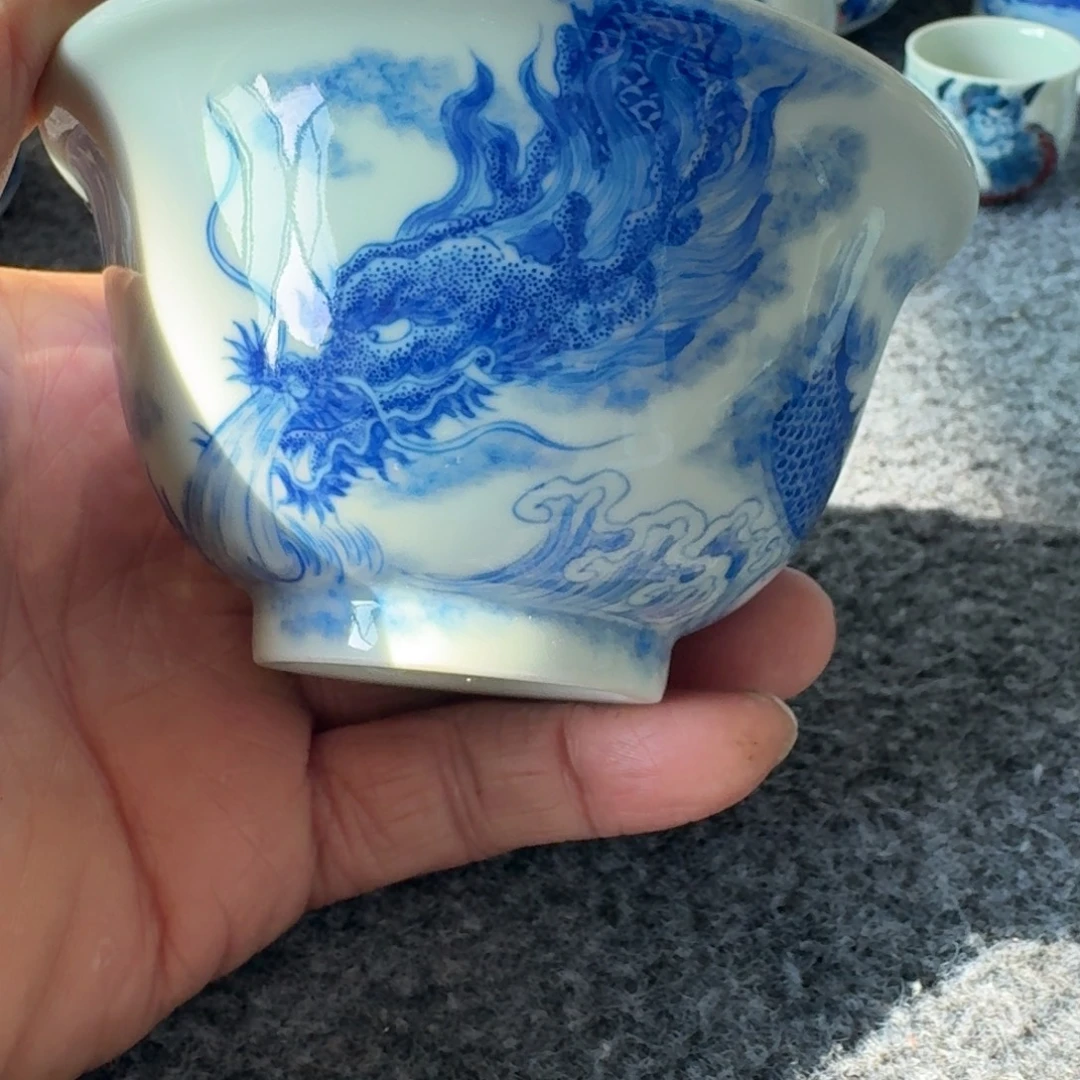 G***K现代景德镇陶瓷手绘茶具
