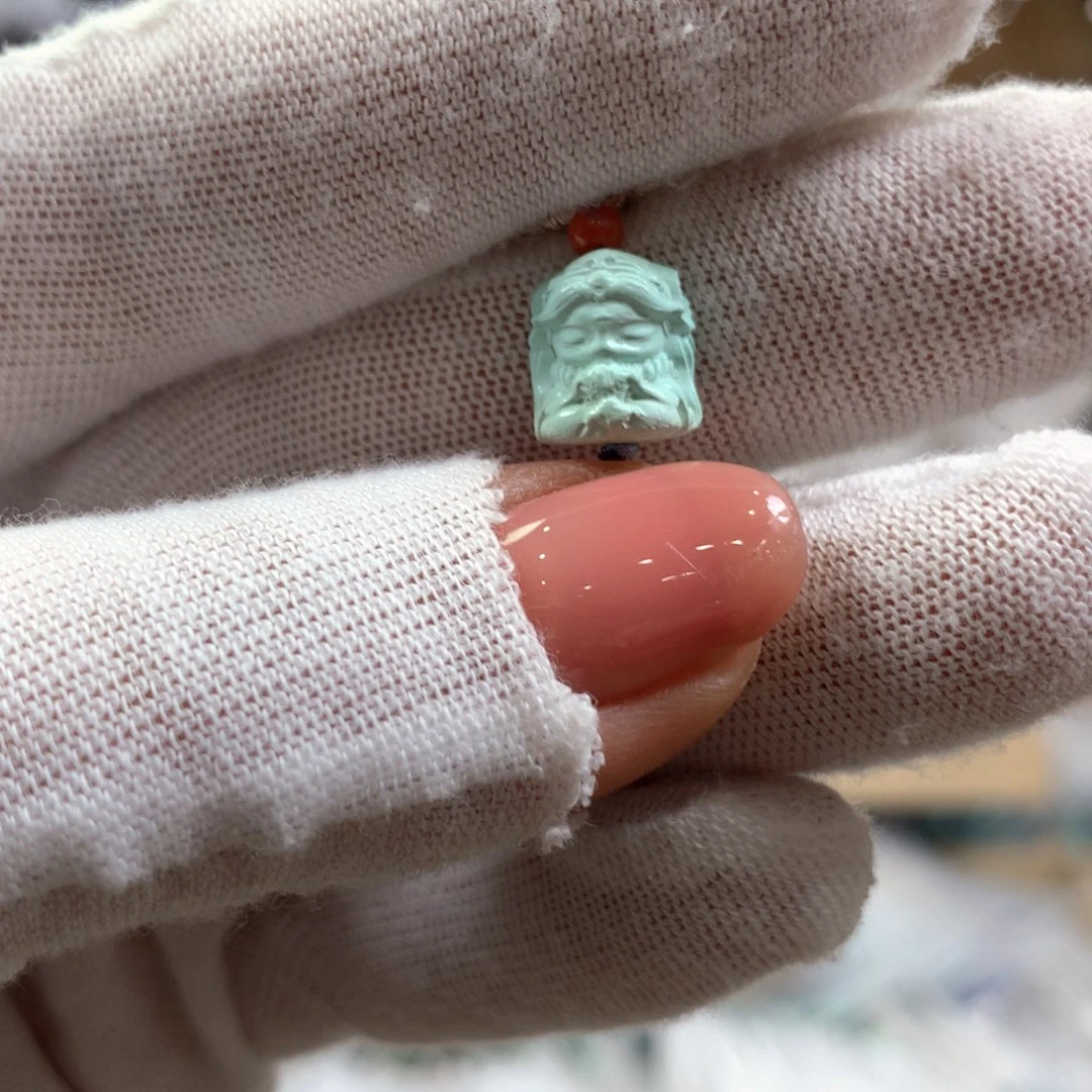 绿松石未镶嵌挂件