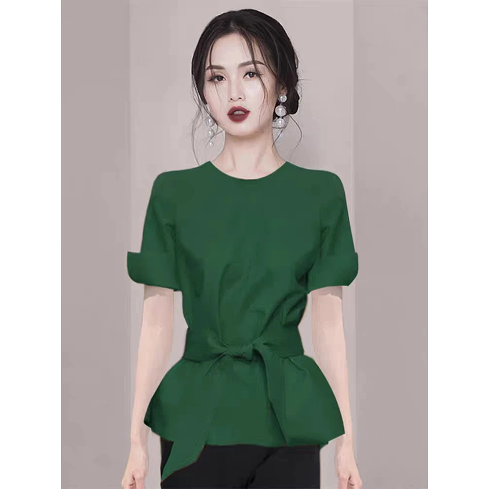 时尚洋气减龄别致衬衫女设计感小众法式小个子时髦高端气质上衣夏