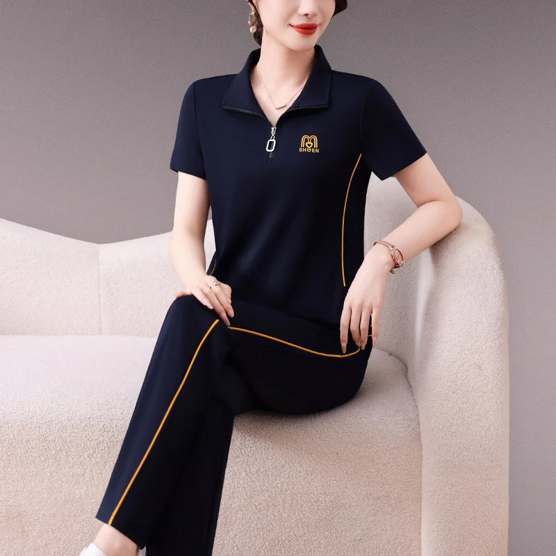 JOZDICE/纪治迪哲运动服套装女春夏跑步柔软亲肤透气时尚运动套装