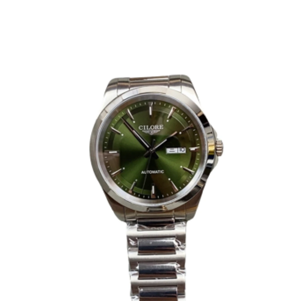 CILORE/西罗机械腕表男士商务单历夜光经典简约蓝色绿色