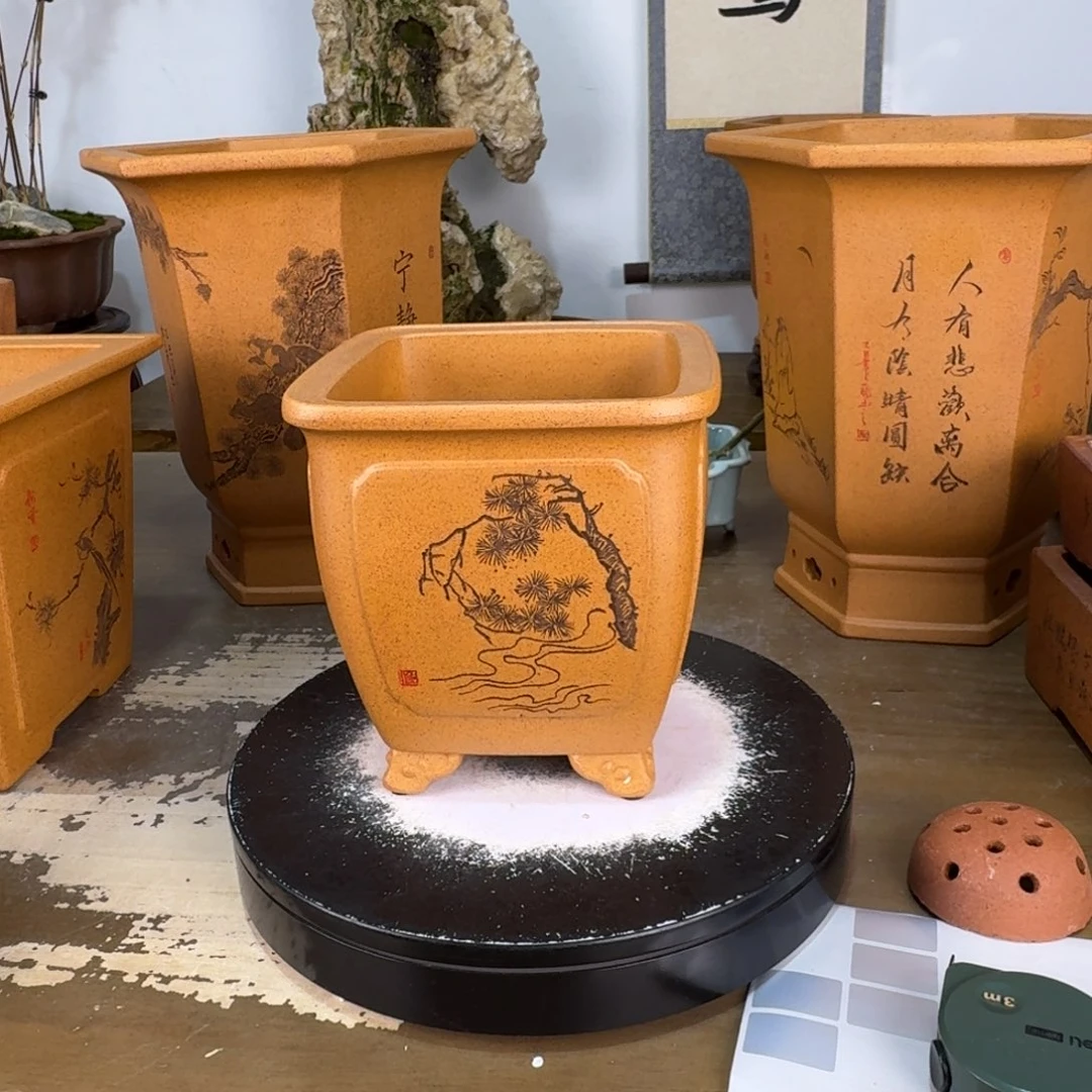 紫砂花盆紫砂花盆12.5-13.5