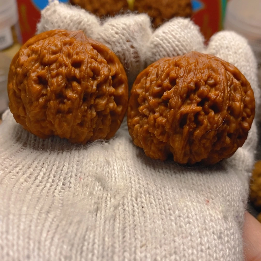 核桃137狮子头41尺文玩核桃