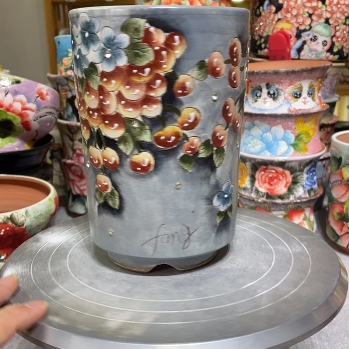 景德镇艺术手绘作品