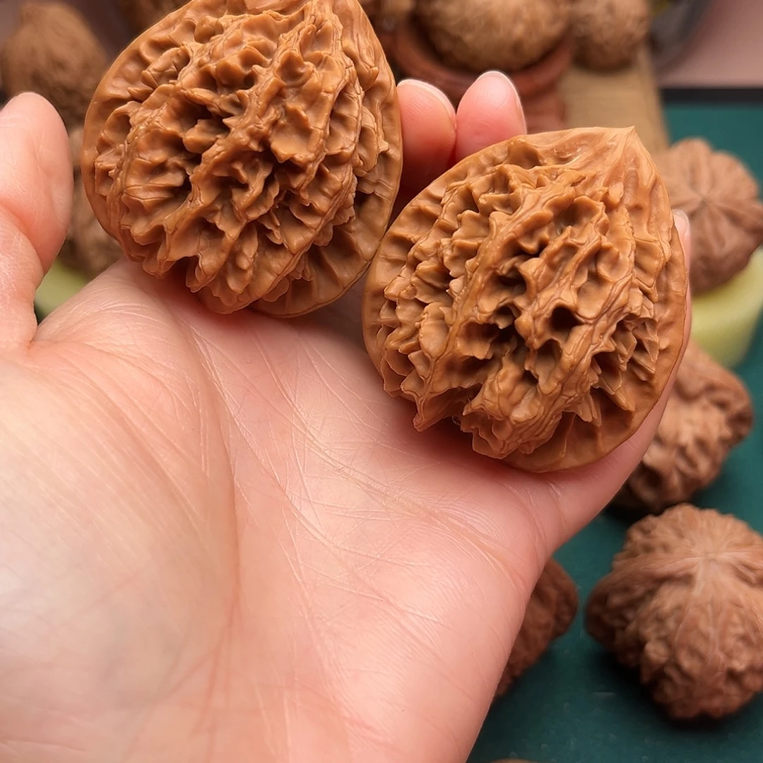 文玩核桃把件状元冠