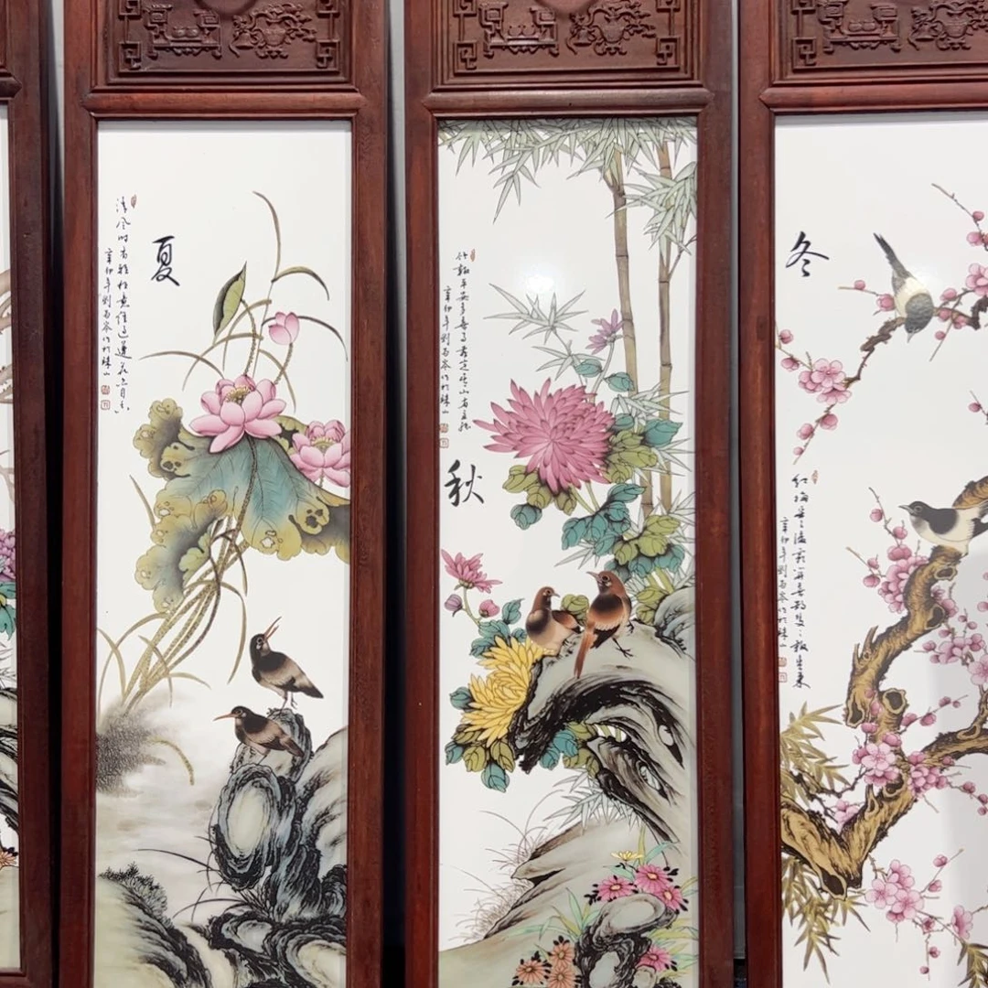 摆件景德镇陶瓷瓷板画