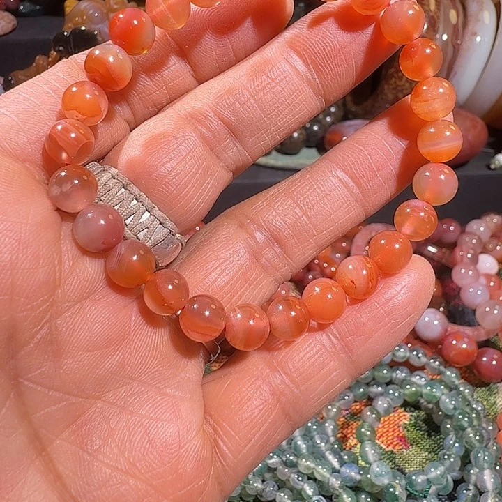 玛瑙/玉髓未镶嵌手链