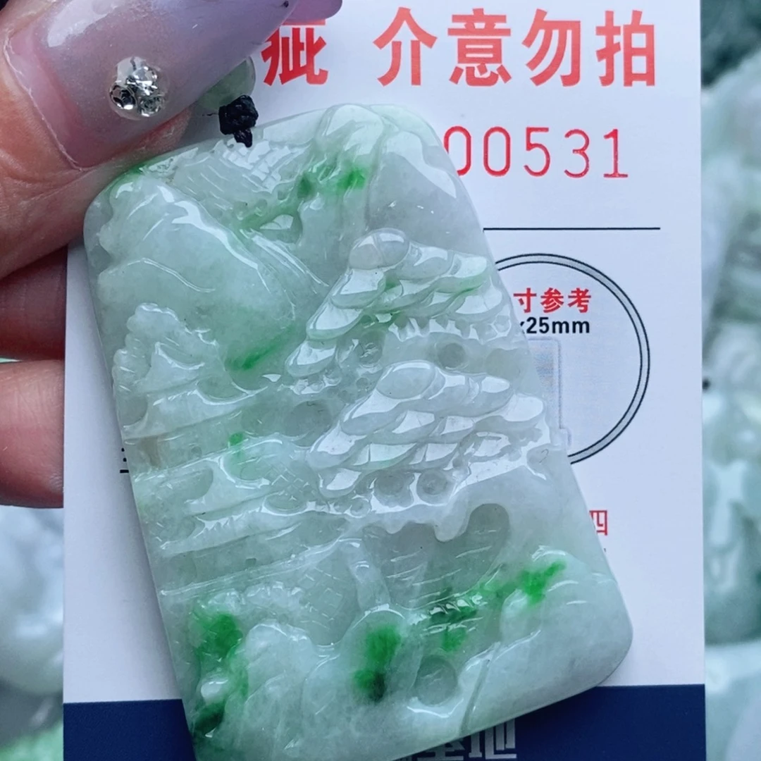 吊坠(不含链)未镶嵌翡翠