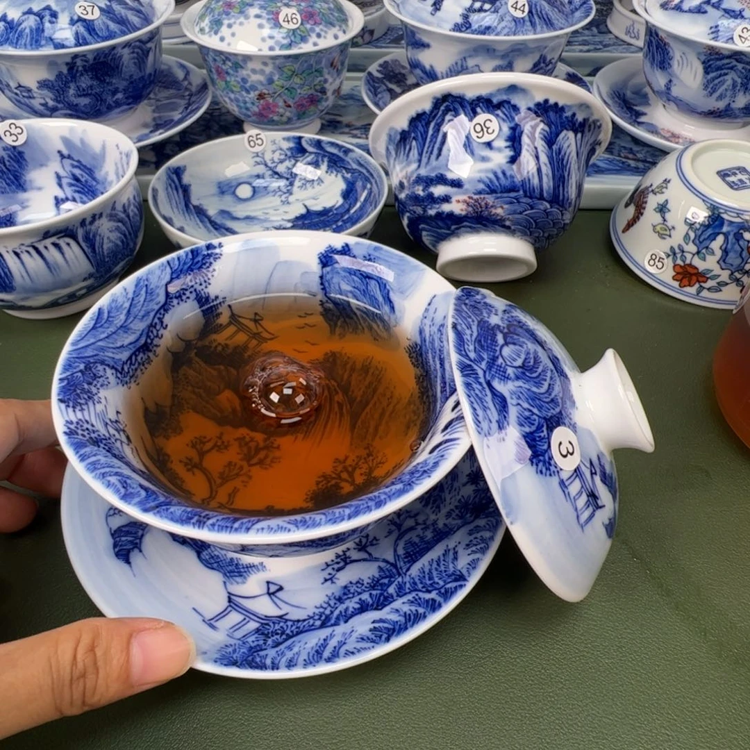 木木景德镇纯手工纯手绘茶具3