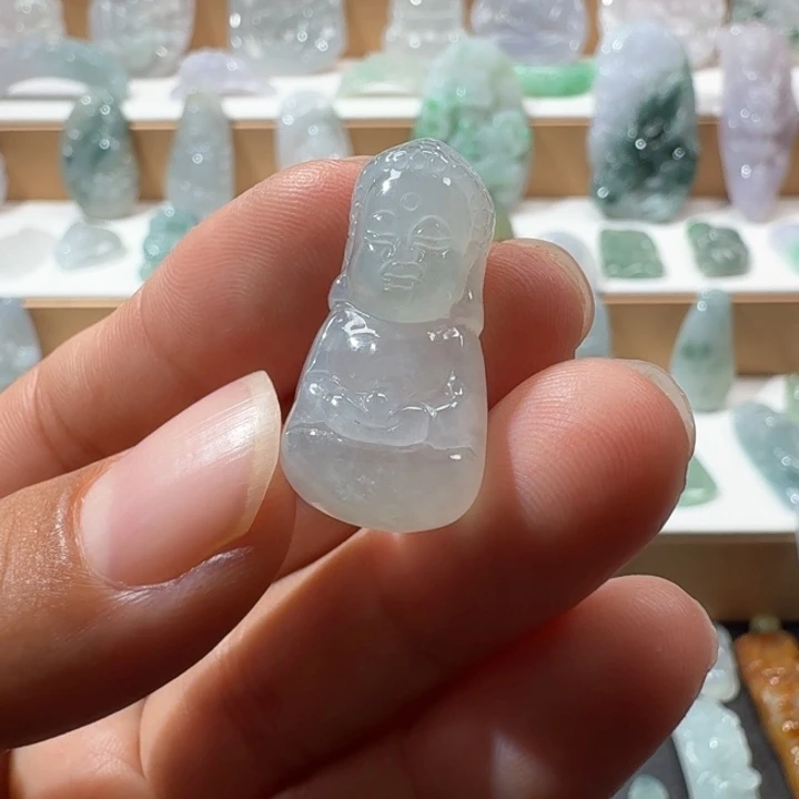 翡翠未镶嵌项链翡翠
