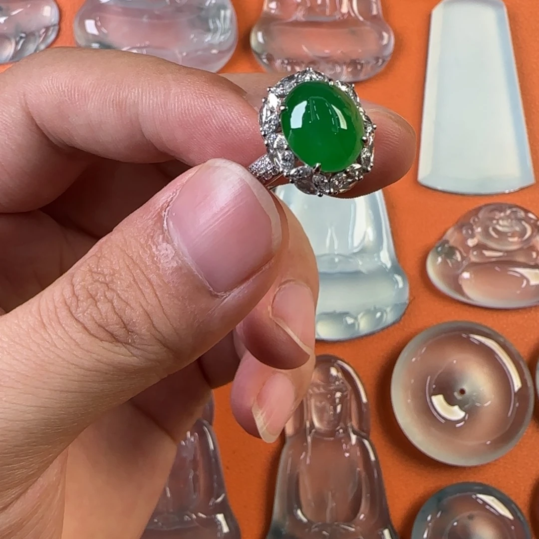 定制翡翠未镶嵌天然