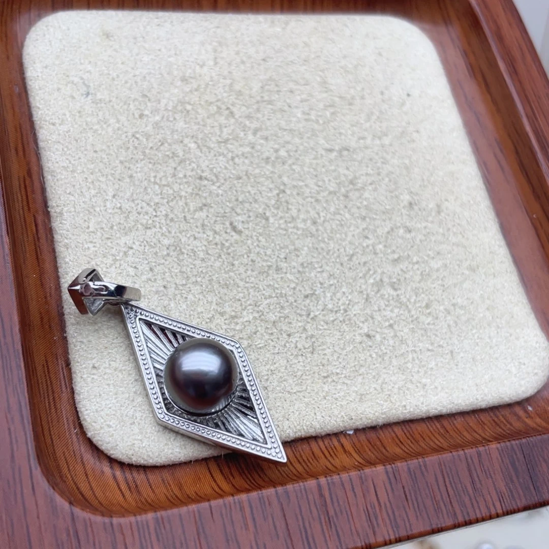 海水珍珠颈饰银S925镶嵌S77