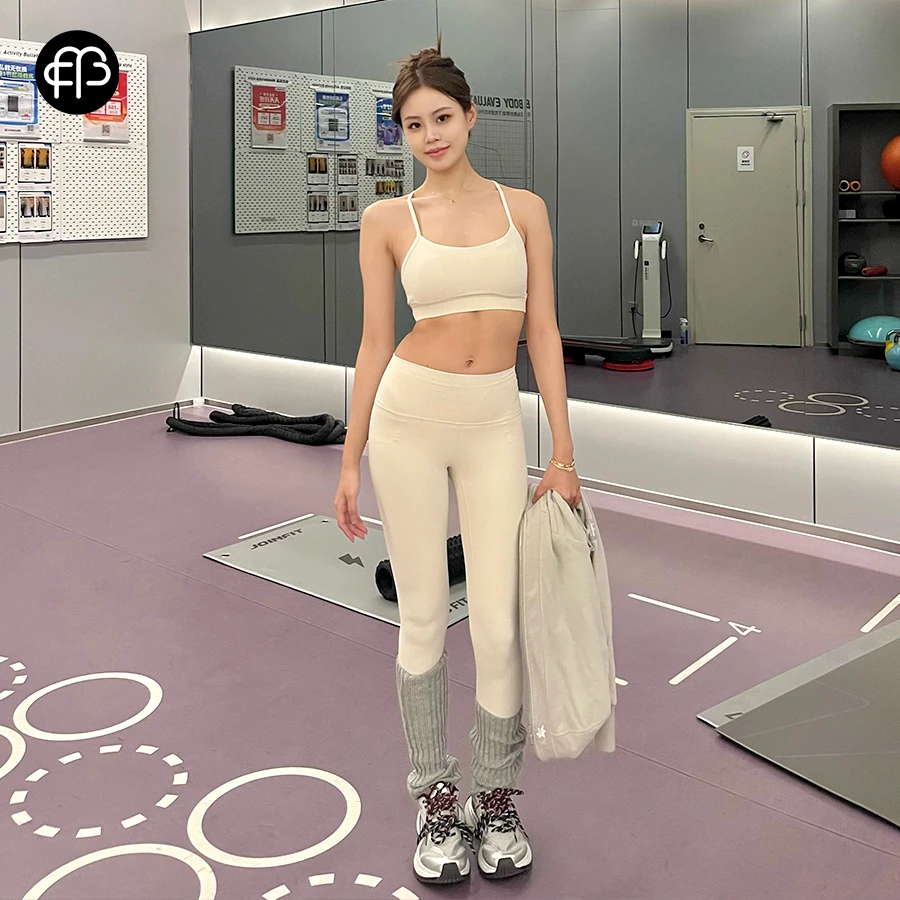 ❀FuuuFuuuFit❀高腰提臀健身裤跑步外穿打底裸感瑜伽裤女