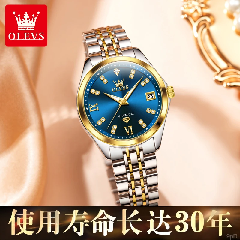 2024新款瑞士认证女士手表女款机械表小众轻奢潮流简约气质女表