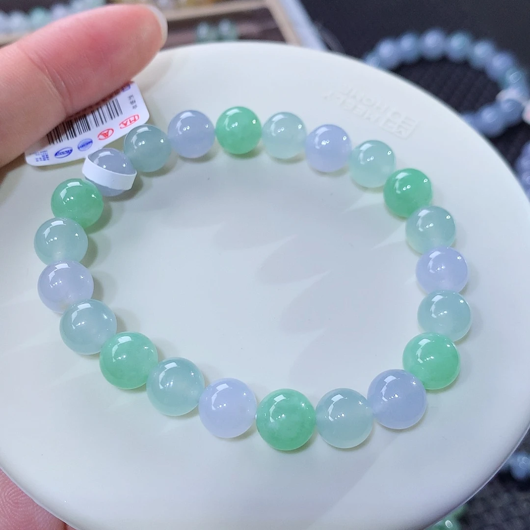 未镶嵌手串翡翠翡翠卡9