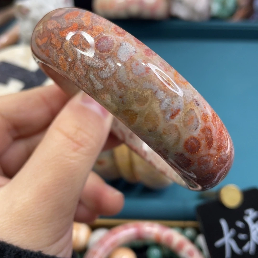 未镶嵌手镯硅化玉