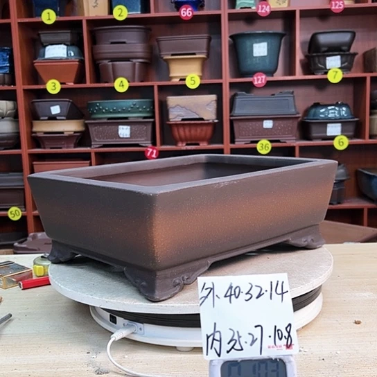 红陶云*景紫砂花盆中香