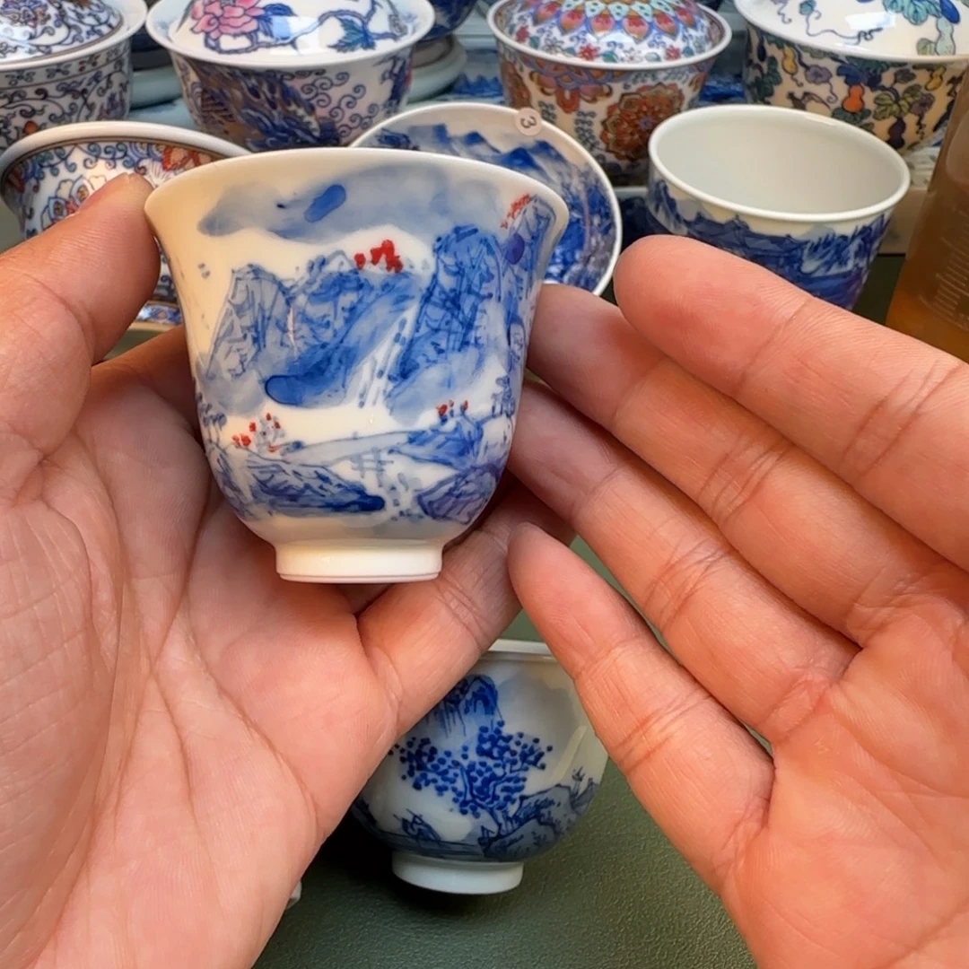 纯手工纯手绘茶具石头33