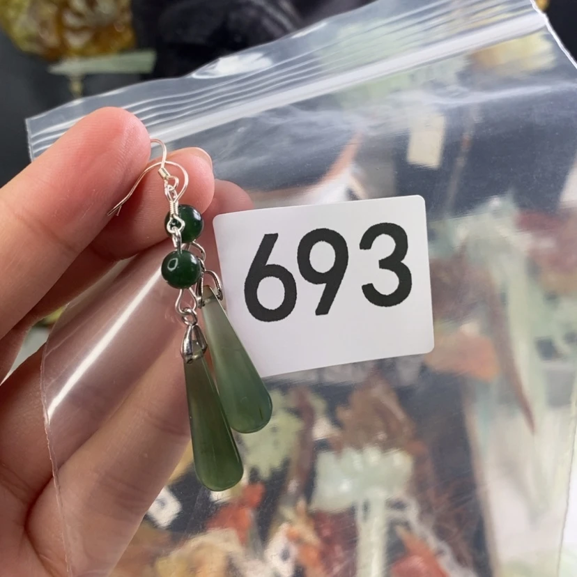 【闪购商品】岫玉发饰未镶嵌九**～
