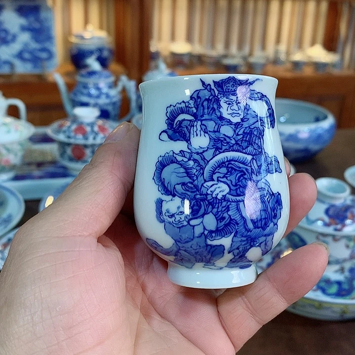 錡镇堂手工手绘杯