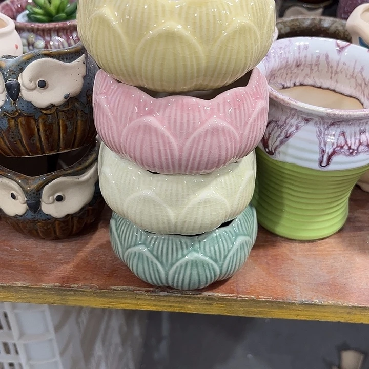 福利价陶瓷花盆全场10包邮