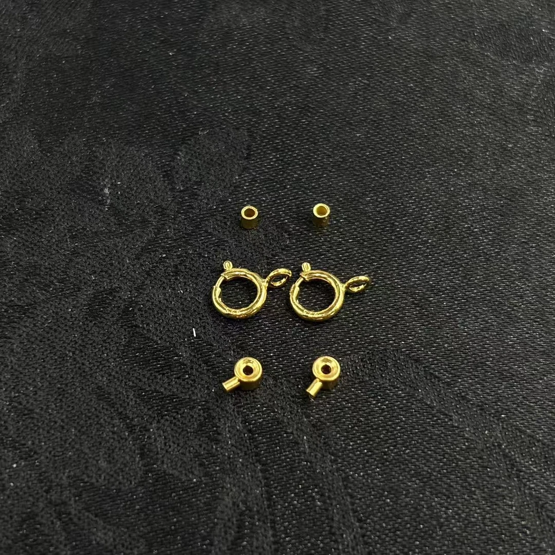 925银银制品 「戴琴珠宝」DQ5858-S925银Q字扣藏线珠高压锅配件一套