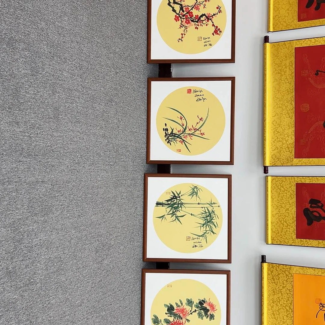 书法张墨远 老师手绘 梅兰竹菊