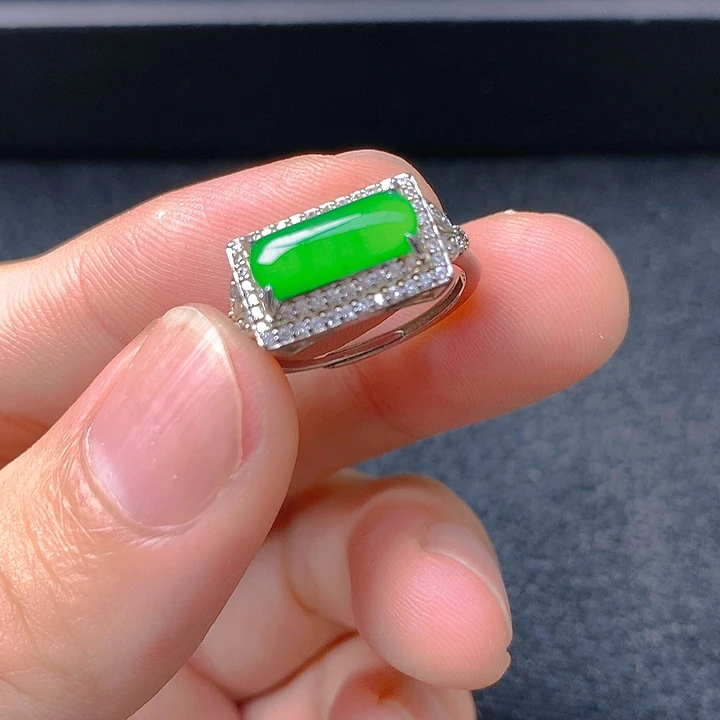 翡翠银S925镶嵌颈饰