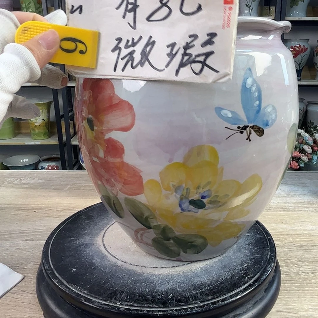 罐1tc景德镇陶瓷花盆