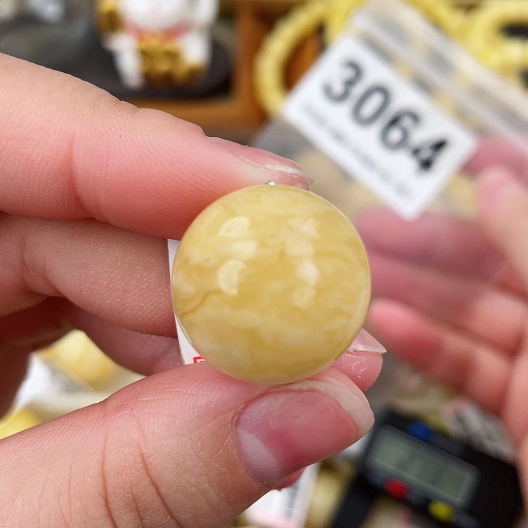 蜜蜡未镶嵌珠宝奇石沁19.7