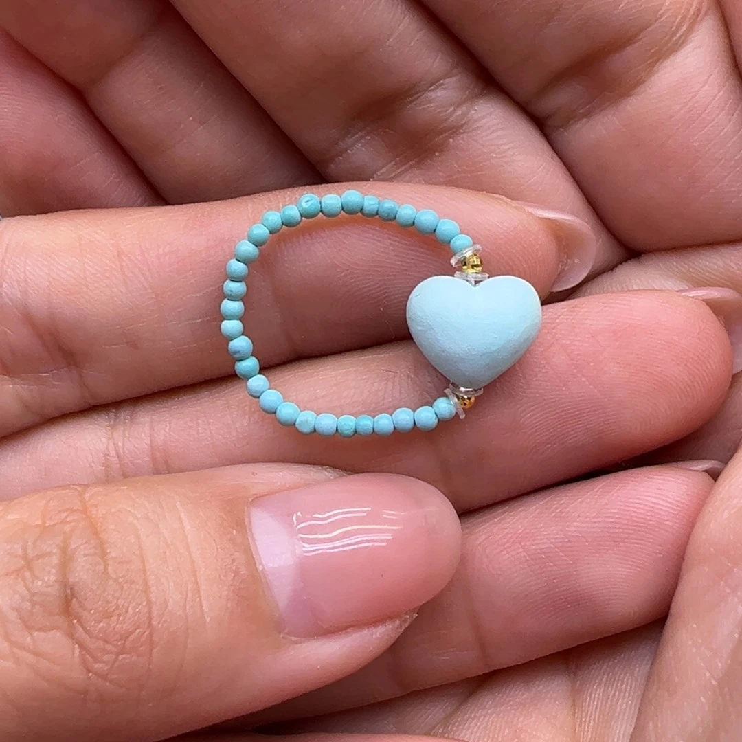 绿松石18K金镶嵌戒指