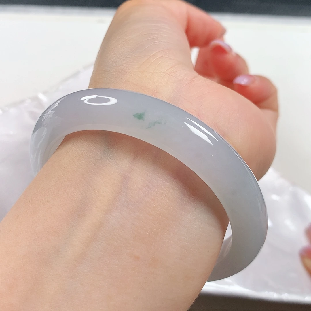 未镶嵌手镯翡翠 正圈①②②白月光❤️