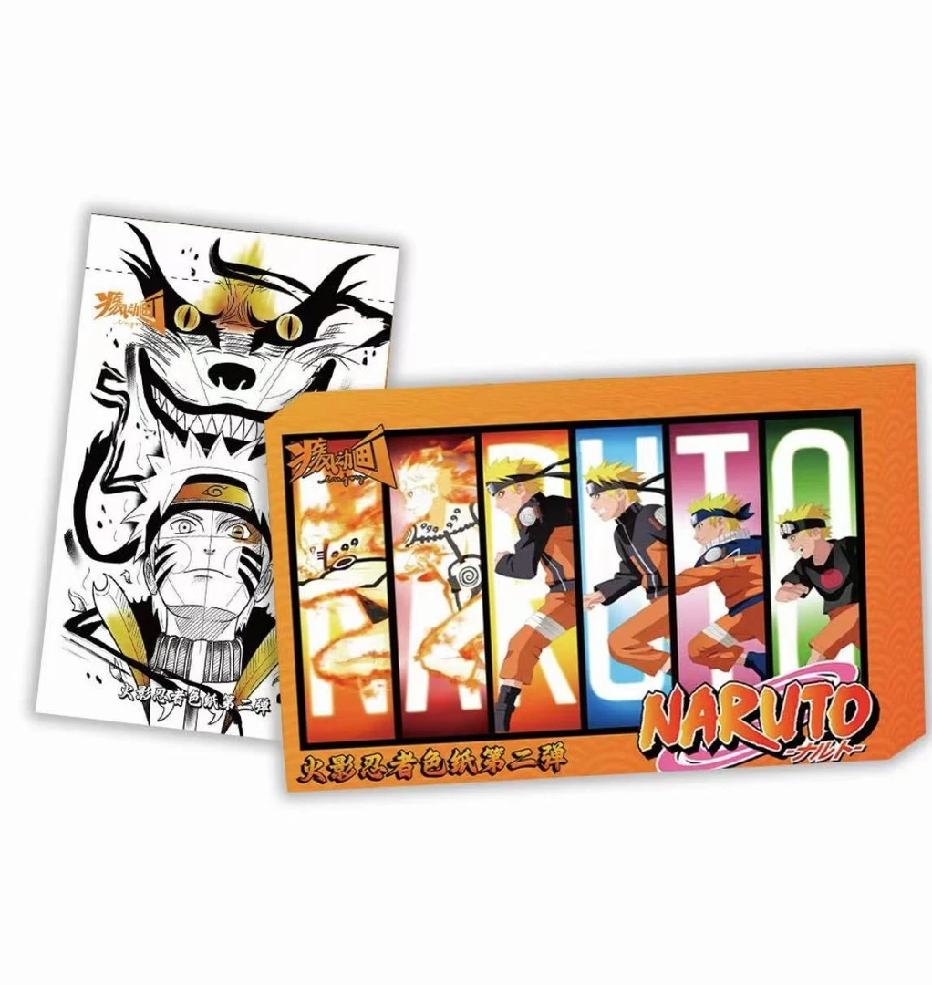 【大转盘】疾风动漫 二创火影忍者第二弹色纸盲盒/代拆wo