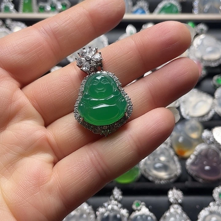 玛瑙/玉髓合金挂件