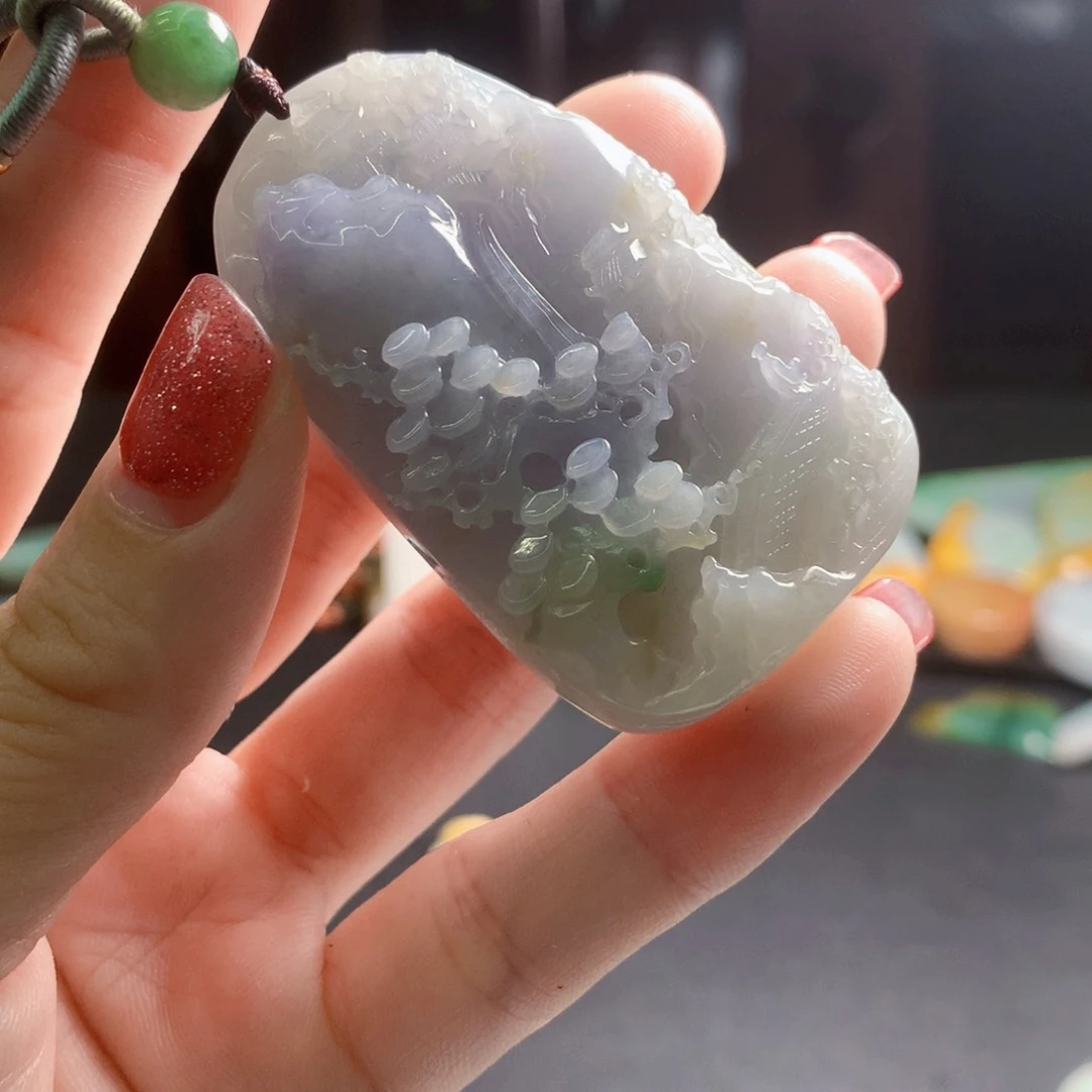 颈饰未镶嵌翡翠纯天然