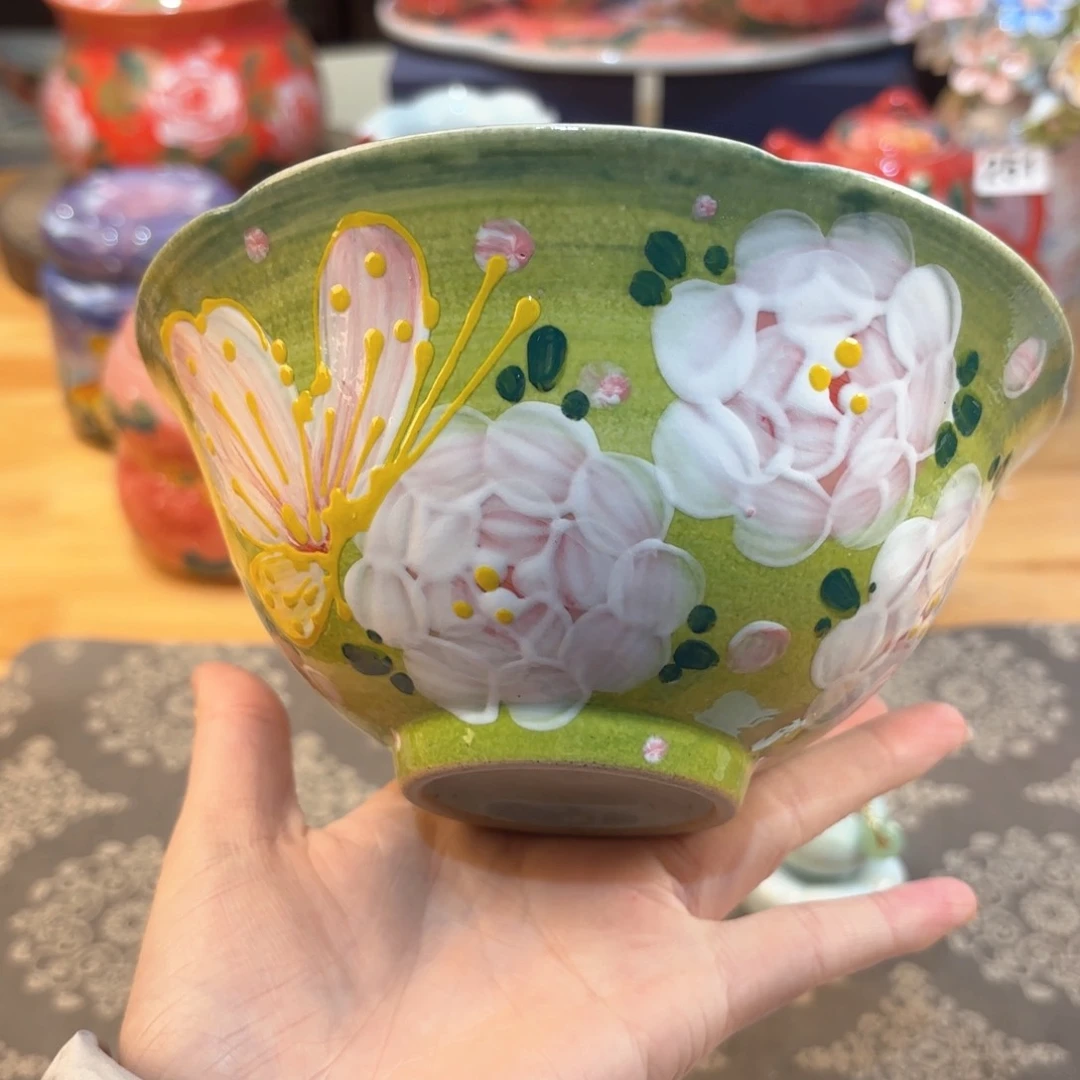 景德镇手绘高温釉下彩陶瓷茶具