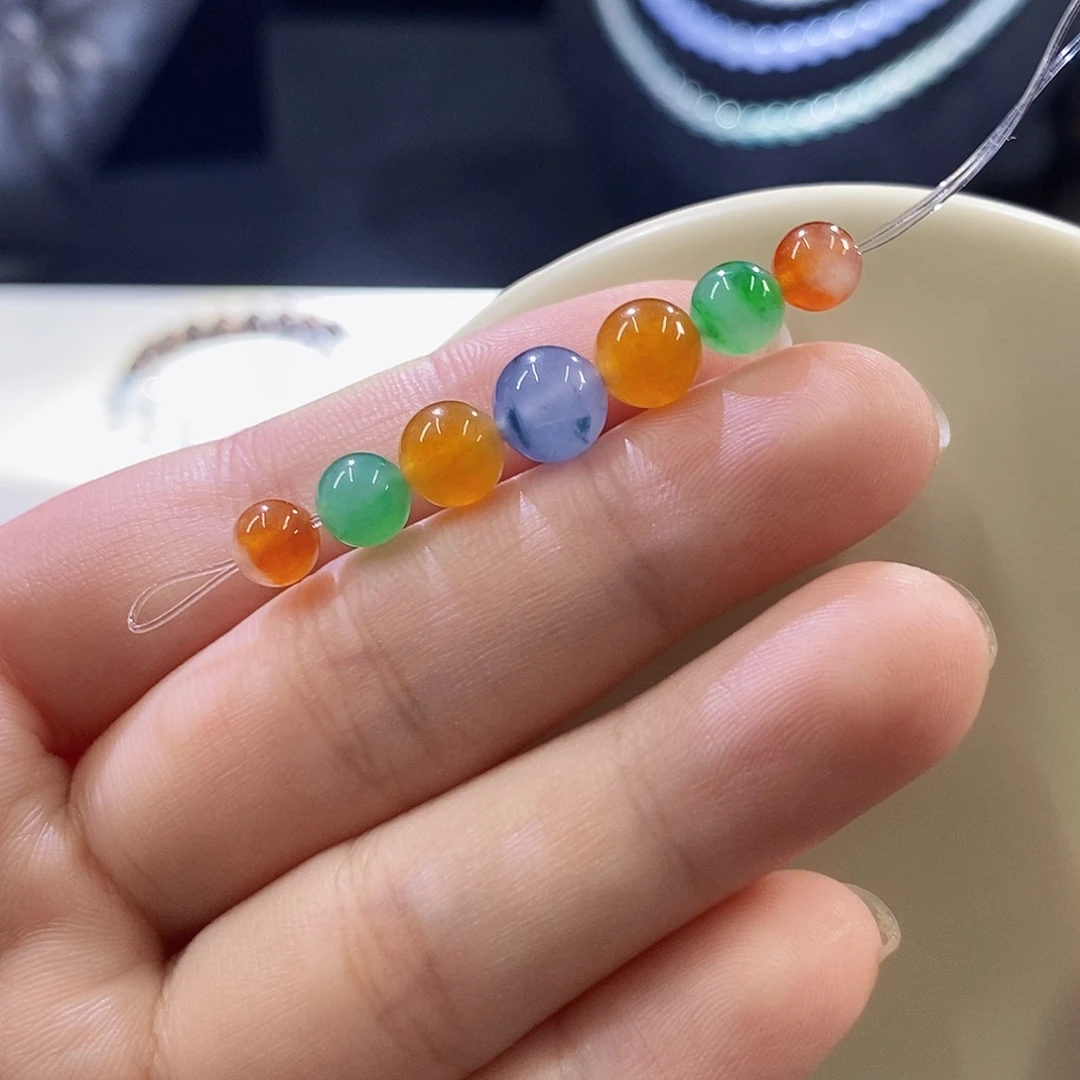 翡翠未镶嵌颈饰多宝珠珠