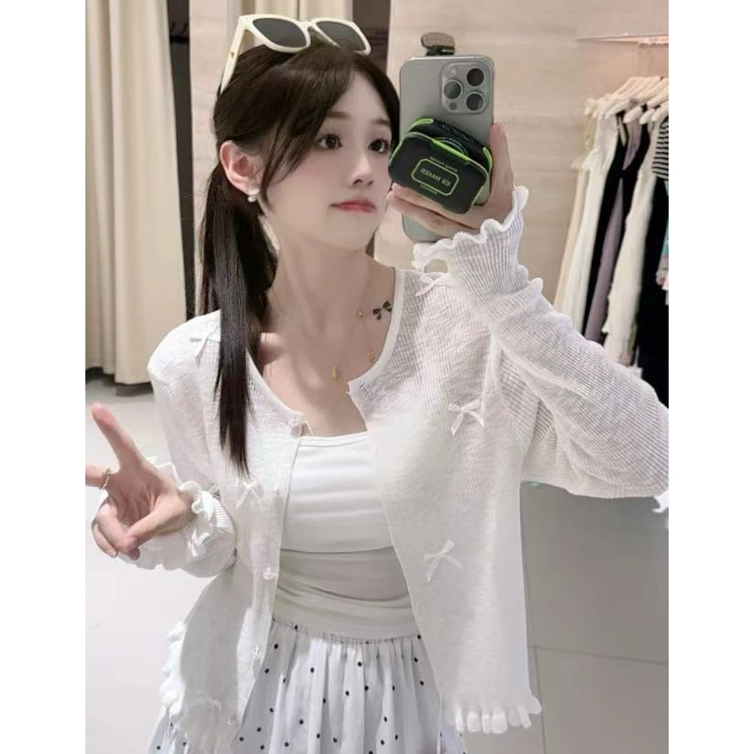 181蝴蝶结针织外搭