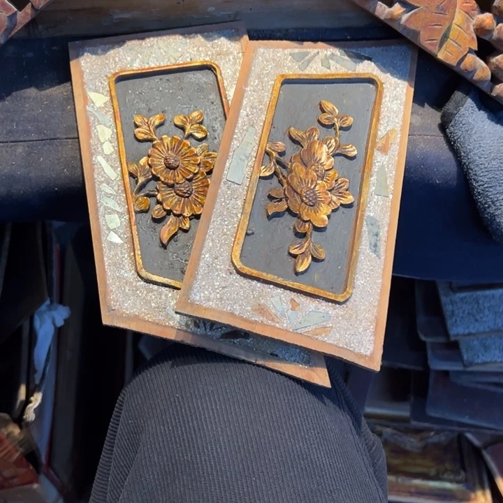 【闪购商品】香榧木上*月老木雕花板艺术