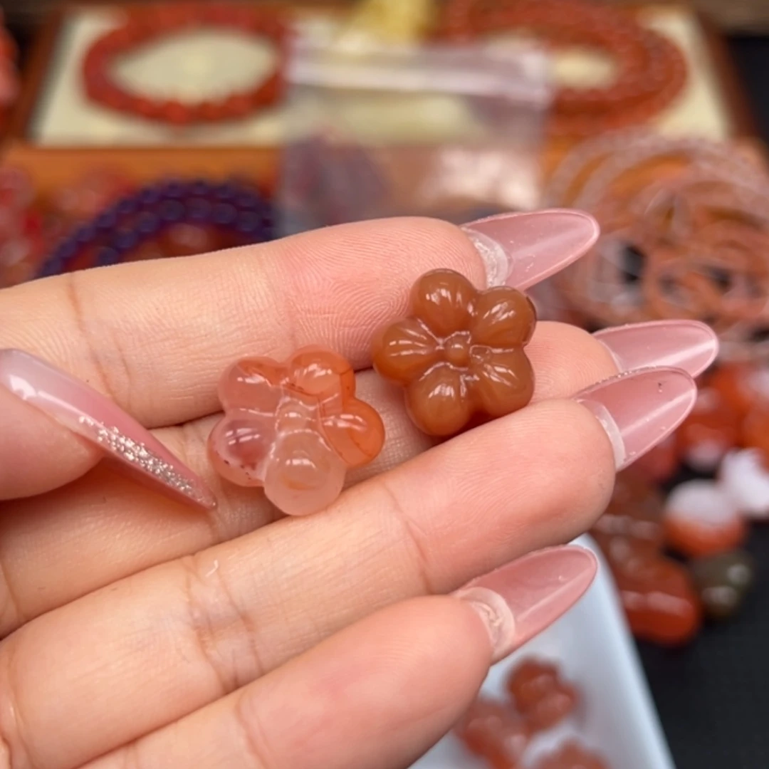 南红玛瑙未镶嵌吊坠(不含链)