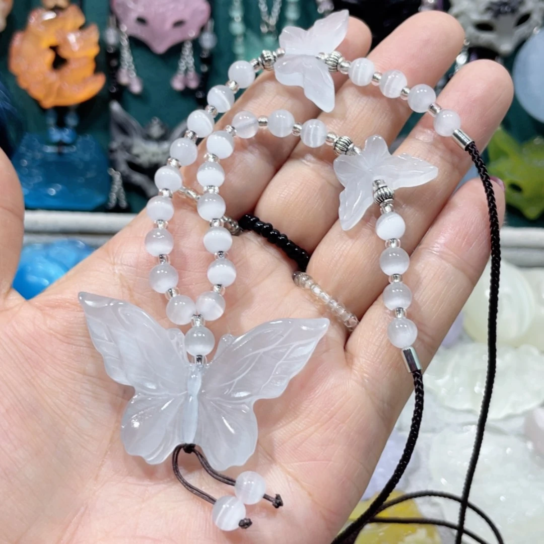 【闪购商品】未镶嵌岫玉颈饰50猫眼